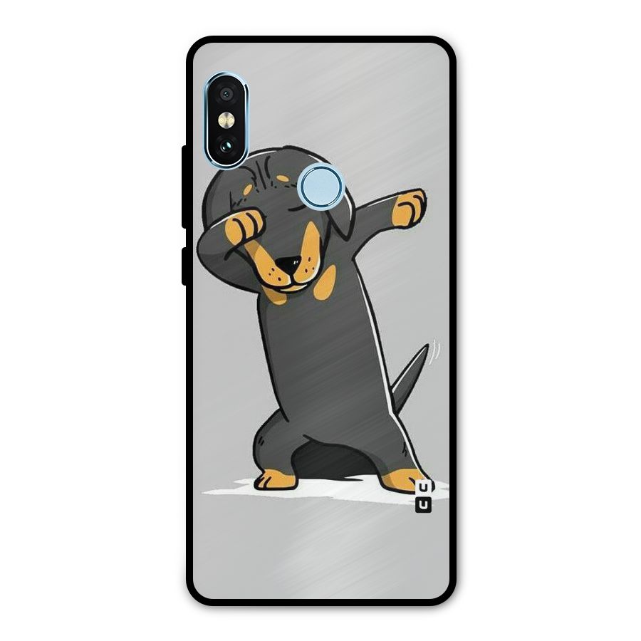 Puppy Dab Metal Back Case for Redmi Note 5 Pro