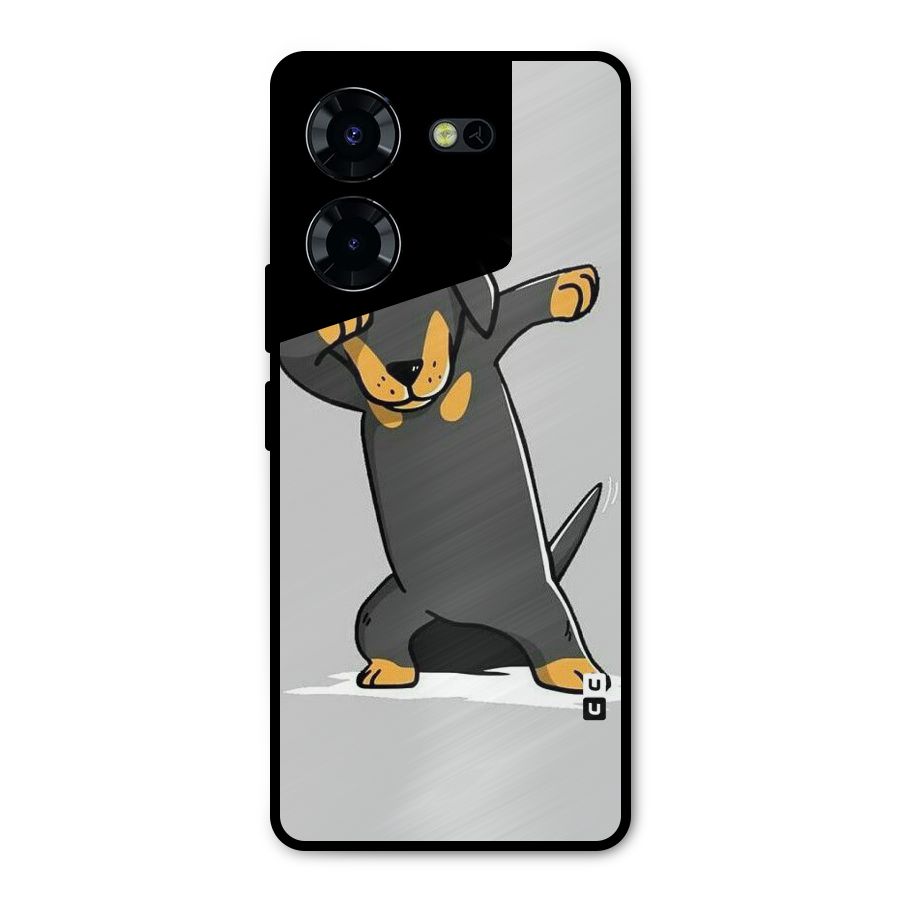 Puppy Dab Metal Back Case for Tecno Pova 5 Pro 5G