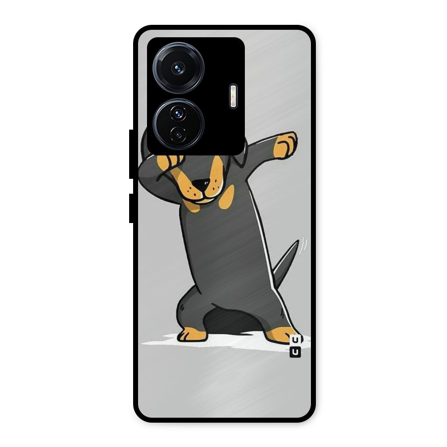 Puppy Dab Metal Back Case for Vivo T1 Pro