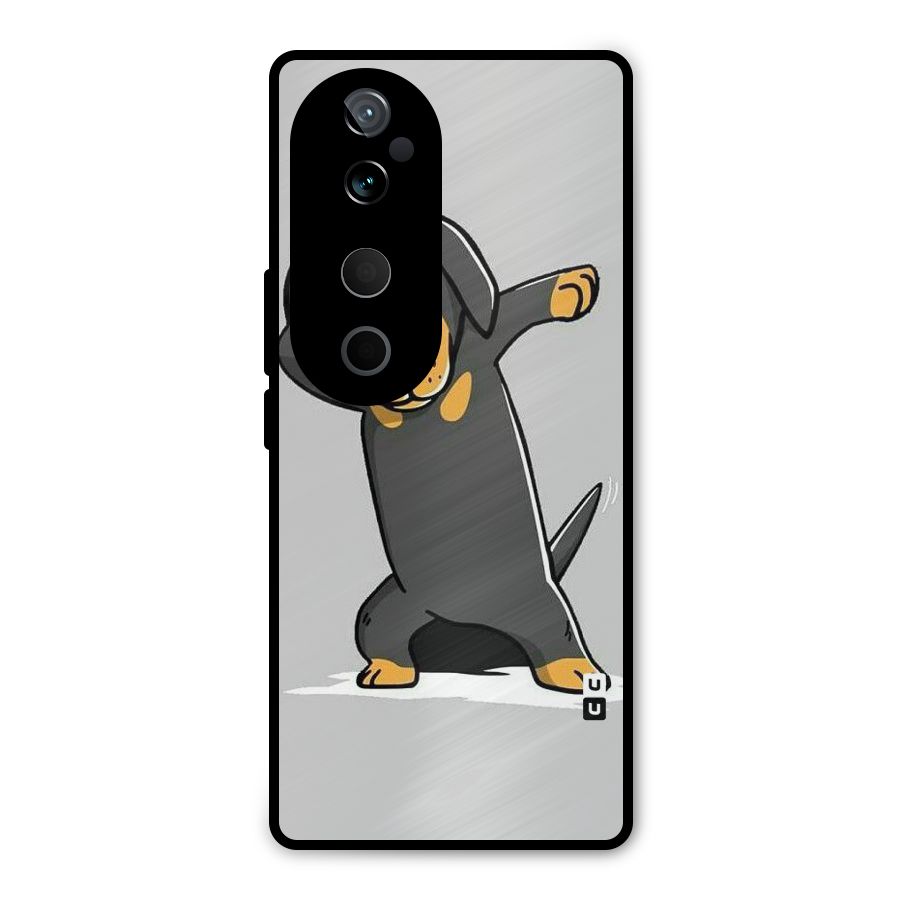 Puppy Dab Metal Back Case for Vivo T3 Ultra