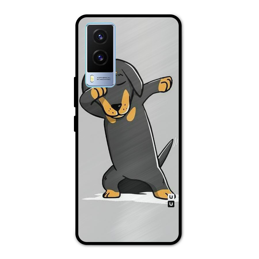 Puppy Dab Metal Back Case for Vivo V21e 5G
