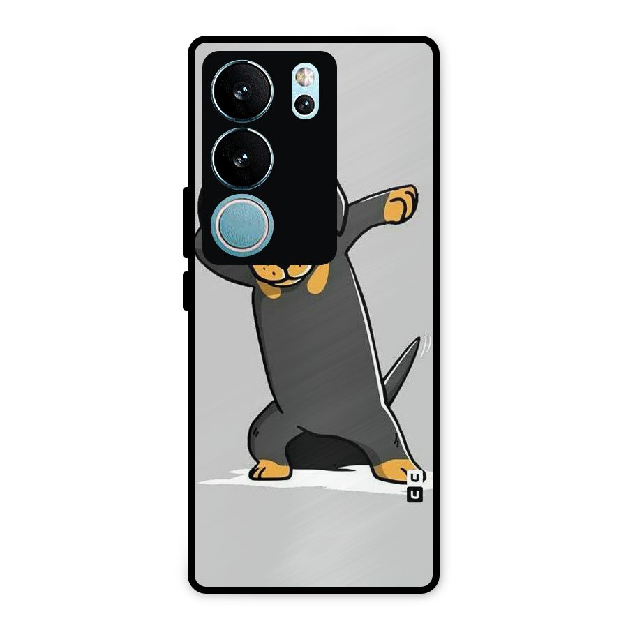 Puppy Dab Metal Back Case for Vivo V29