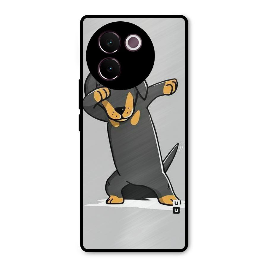 Puppy Dab Metal Back Case for Vivo V30e