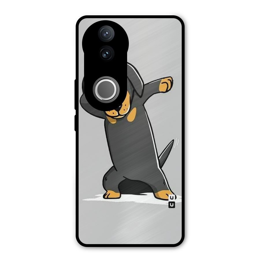 Puppy Dab Metal Back Case for Vivo V50e