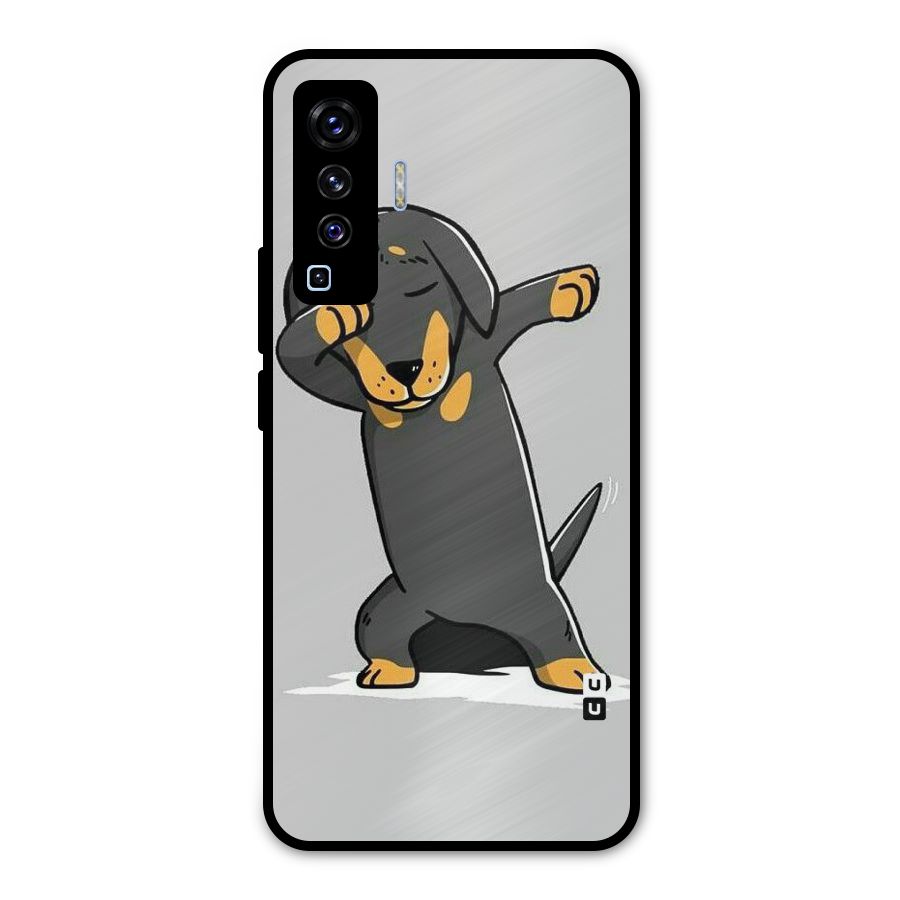 Puppy Dab Metal Back Case for Vivo X50