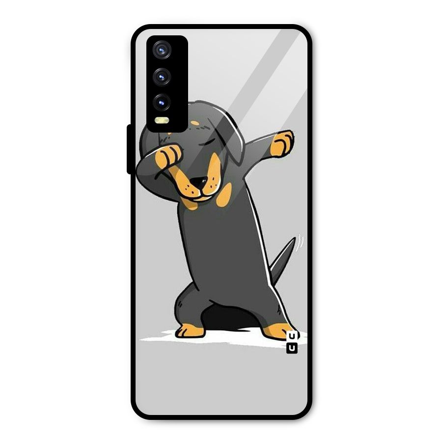 Puppy Dab Metal Back Case for Vivo Y20g