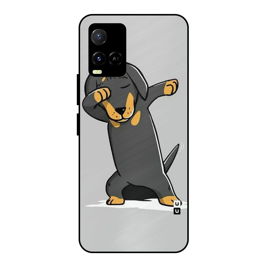 Puppy Dab Metal Back Case for Vivo Y21