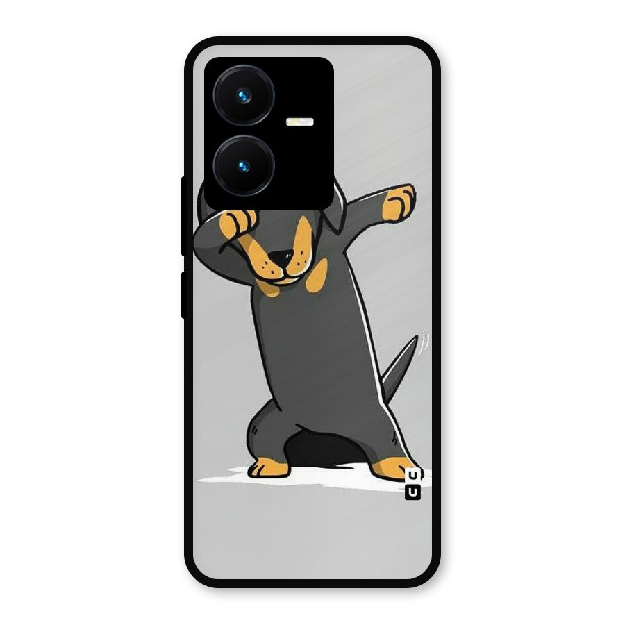 Puppy Dab Metal Back Case for Vivo Y22