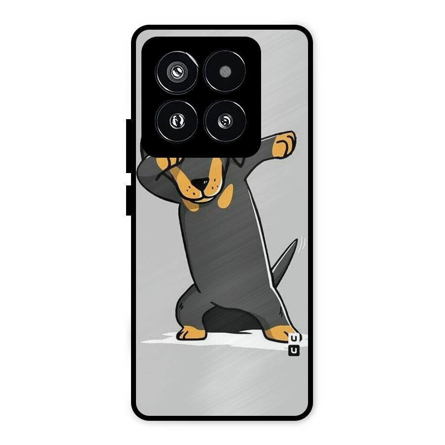 Puppy Dab Metal Back Case for Xiaomi 14 Pro
