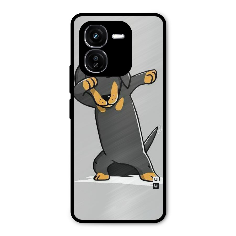 Puppy Dab Metal Back Case for iQOO Z9x