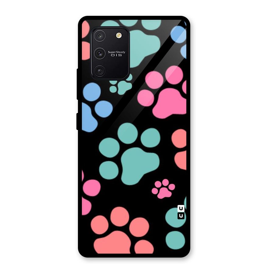 Puppy Paws Glass Back Case for Galaxy S10 Lite