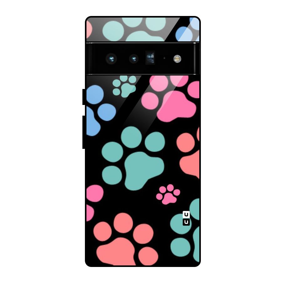 Puppy Paws Glass Back Case for Google Pixel 6 Pro