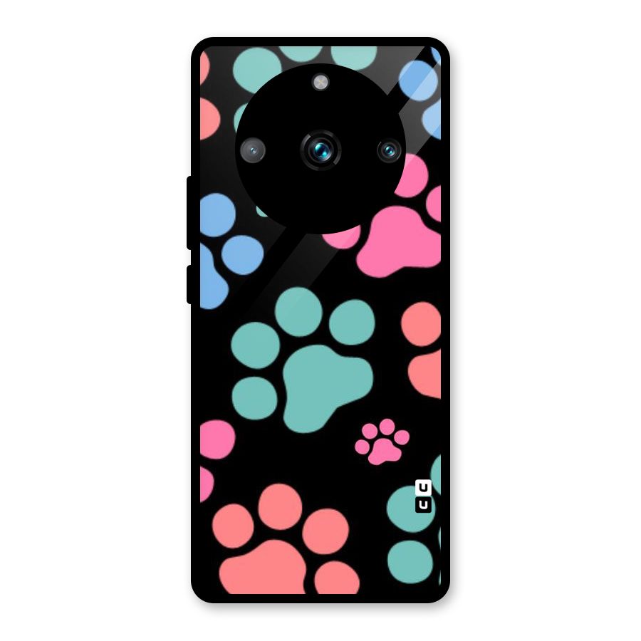 Puppy Paws Glass Back Case for Realme 11 Pro