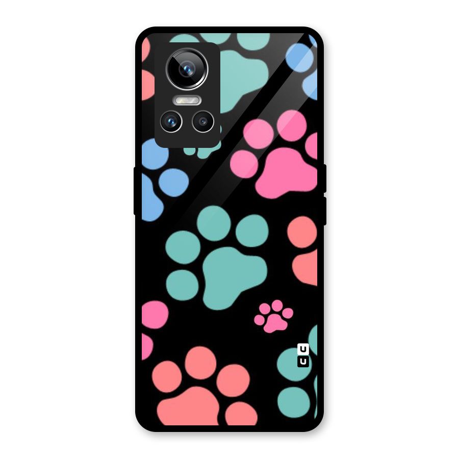 Puppy Paws Glass Back Case for Realme GT Neo 3