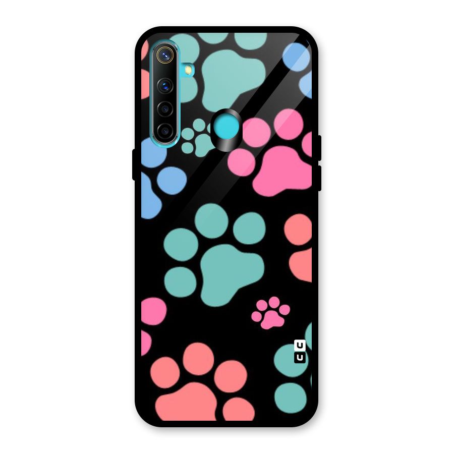 Puppy Paws Glass Back Case for Realme Narzo 10