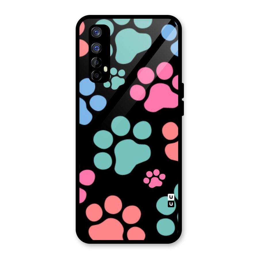 Puppy Paws Glass Back Case for Realme Narzo 20 Pro