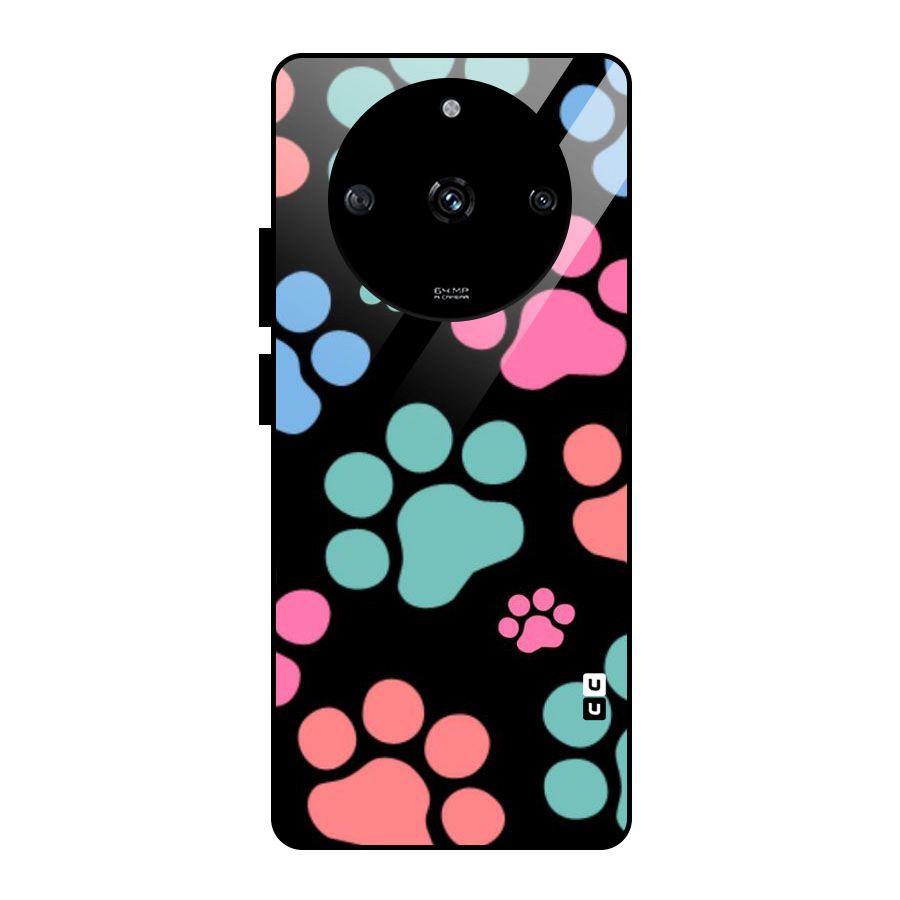 Puppy Paws Glass Back Case for Realme Narzo 60 5G