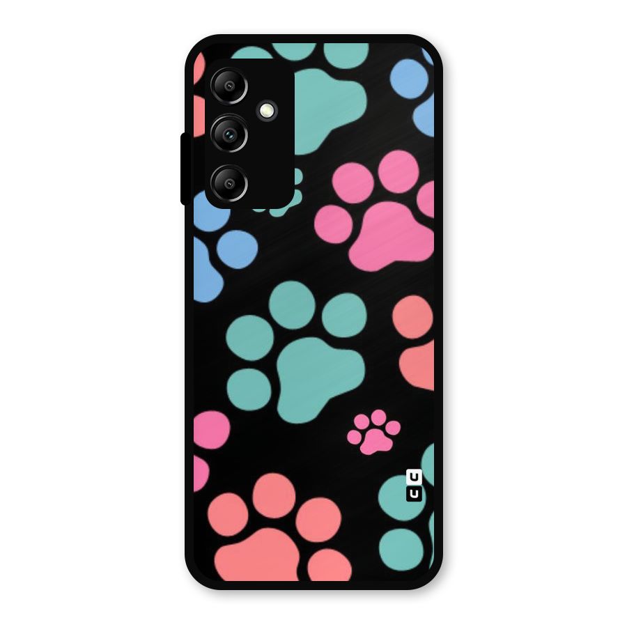 Puppy Paws Metal Back Case for Galaxy A14 5G