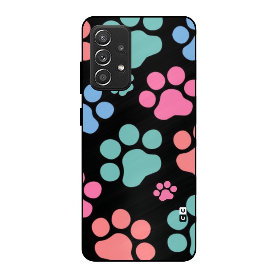 Puppy Paws Metal Back Case for Galaxy A52s 5G