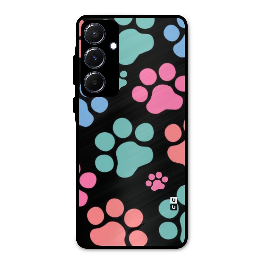 Puppy Paws Metal Back Case for Galaxy A55