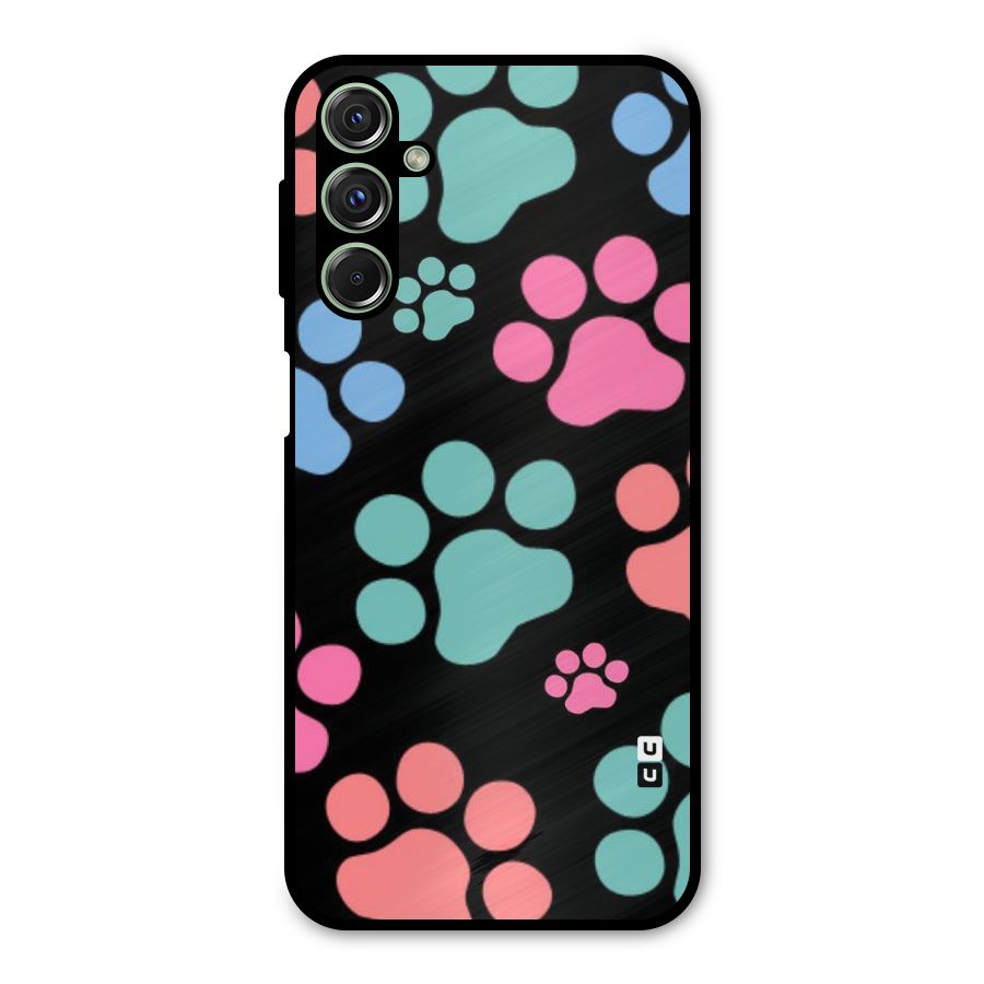 Puppy Paws Metal Back Case for Galaxy M34