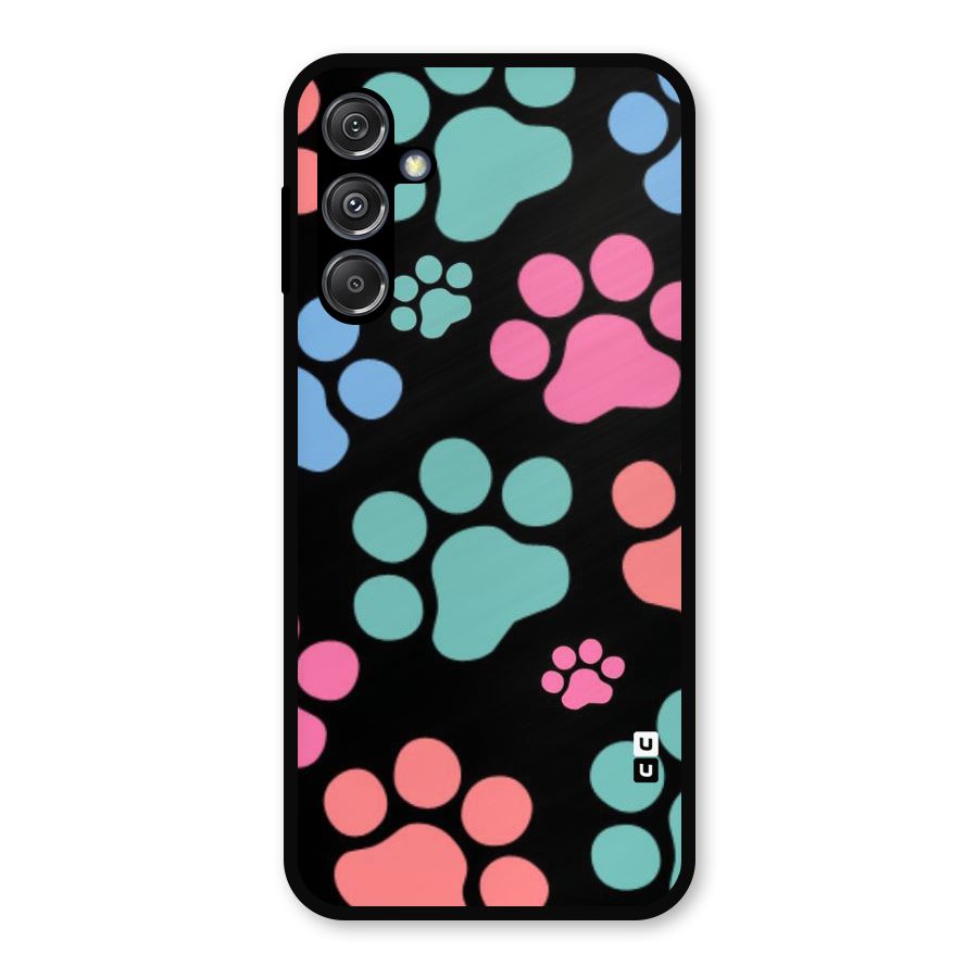 Puppy Paws Metal Back Case for Galaxy M34 5G