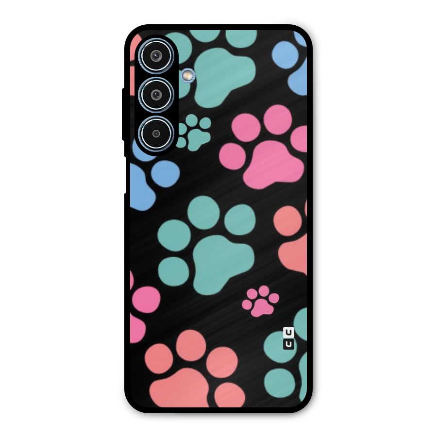 Puppy Paws Metal Back Case for Galaxy M35