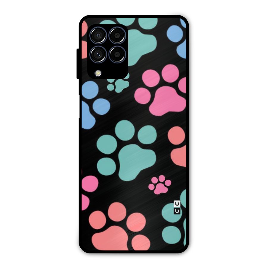 Puppy Paws Metal Back Case for Galaxy M53 5G