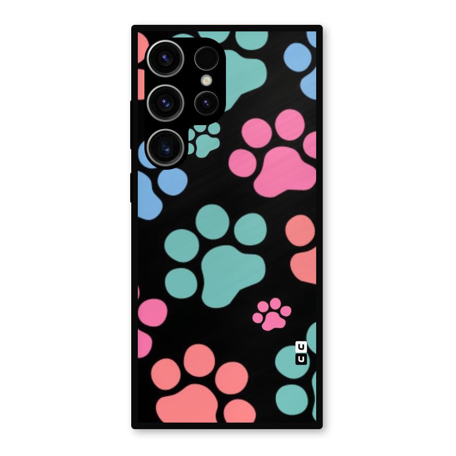 Puppy Paws Metal Back Case for Galaxy S23 Ultra