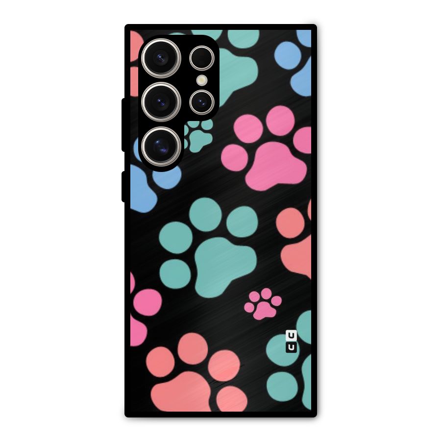 Puppy Paws Metal Back Case for Galaxy S24 Ultra