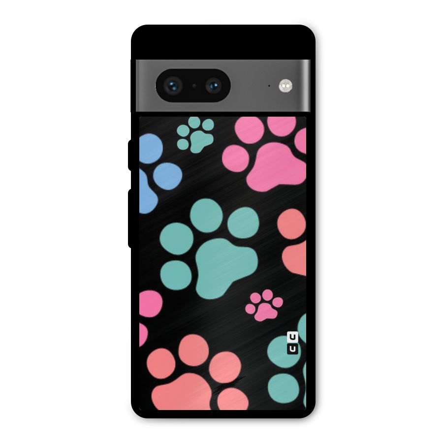 Puppy Paws Metal Back Case for Google Pixel 7