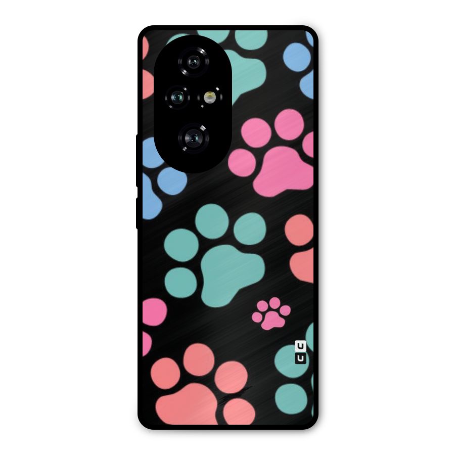 Puppy Paws Metal Back Case for Honor 200 Pro