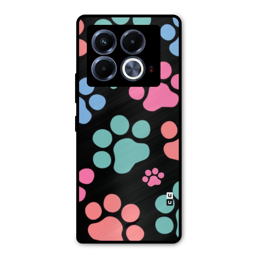 Puppy Paws Metal Back Case for Infinix Note 40 5G