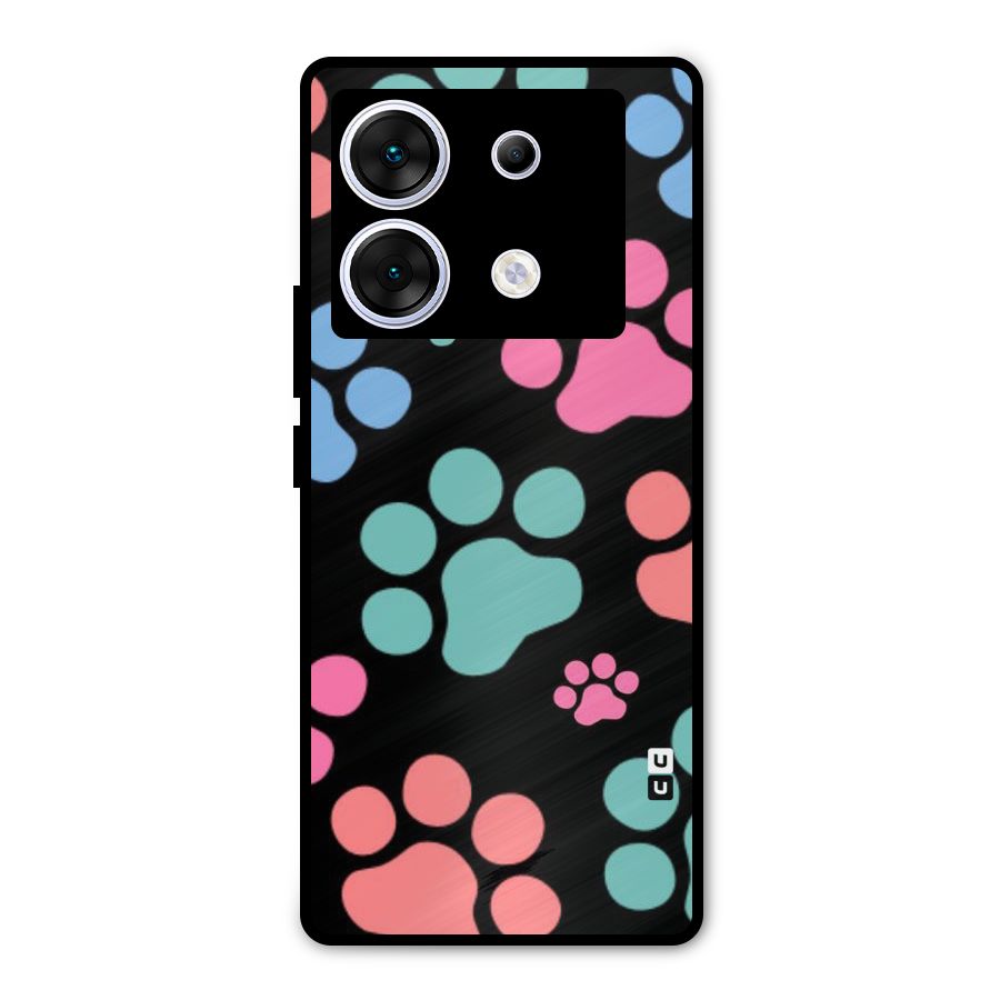 Puppy Paws Metal Back Case for Infinix Zero 30 5G