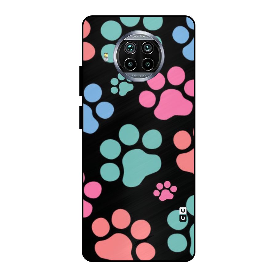 Puppy Paws Metal Back Case for Mi 10i