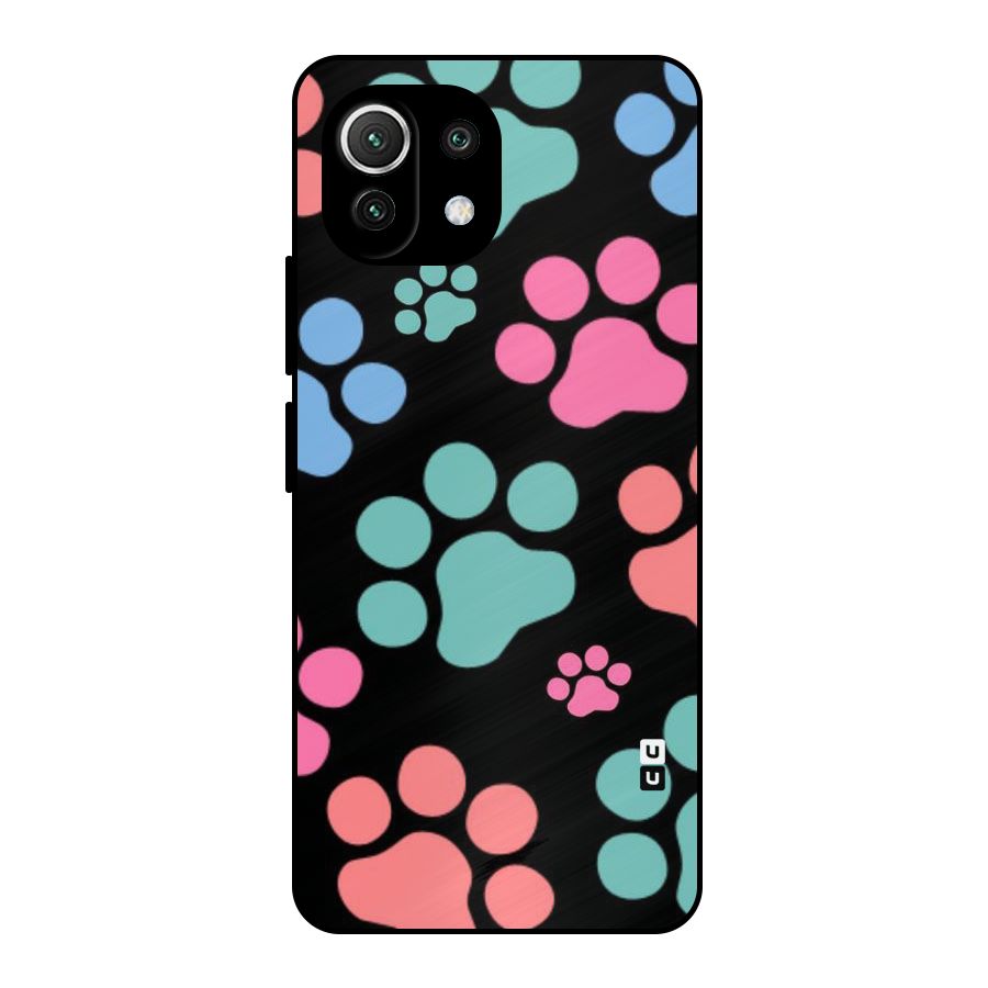 Puppy Paws Metal Back Case for Mi 11 Lite NE 5G