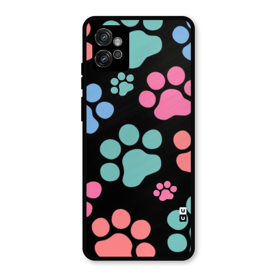 Puppy Paws Metal Back Case for Moto G32