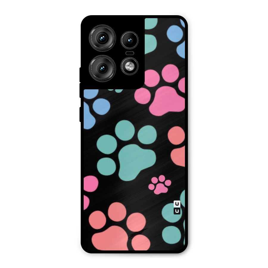 Puppy Paws Metal Back Case for Motorola Edge 50 Pro
