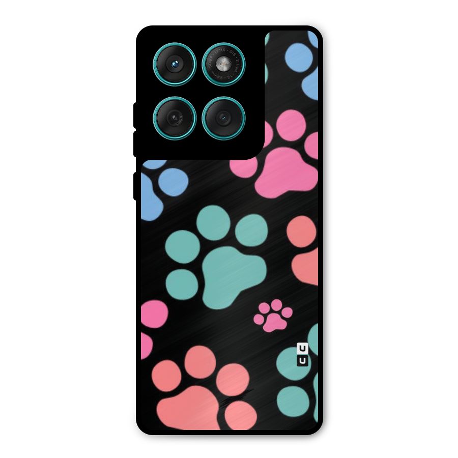 Puppy Paws Metal Back Case for Motorola Edge 60