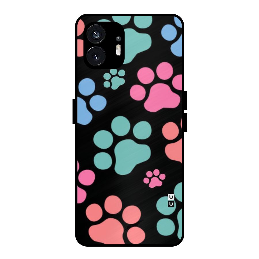 Puppy Paws Metal Back Case for Nothing Phone 2