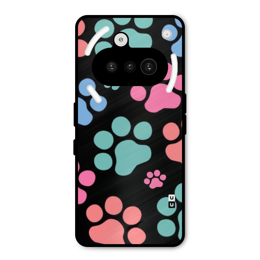 Puppy Paws Metal Back Case for Nothing Phone 3a