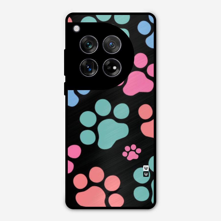 Puppy Paws Metal Back Case for OnePlus 12