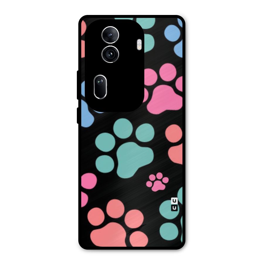 Puppy Paws Metal Back Case for Oppo Reno11 Pro 5G