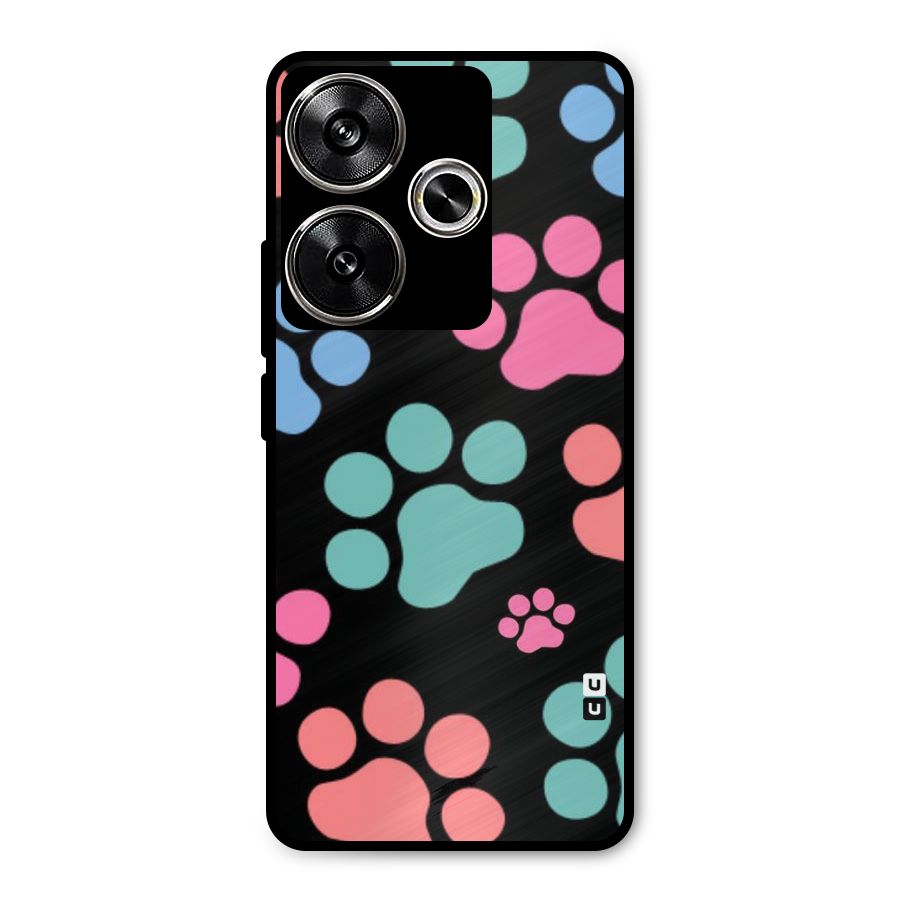 Puppy Paws Metal Back Case for Poco F6