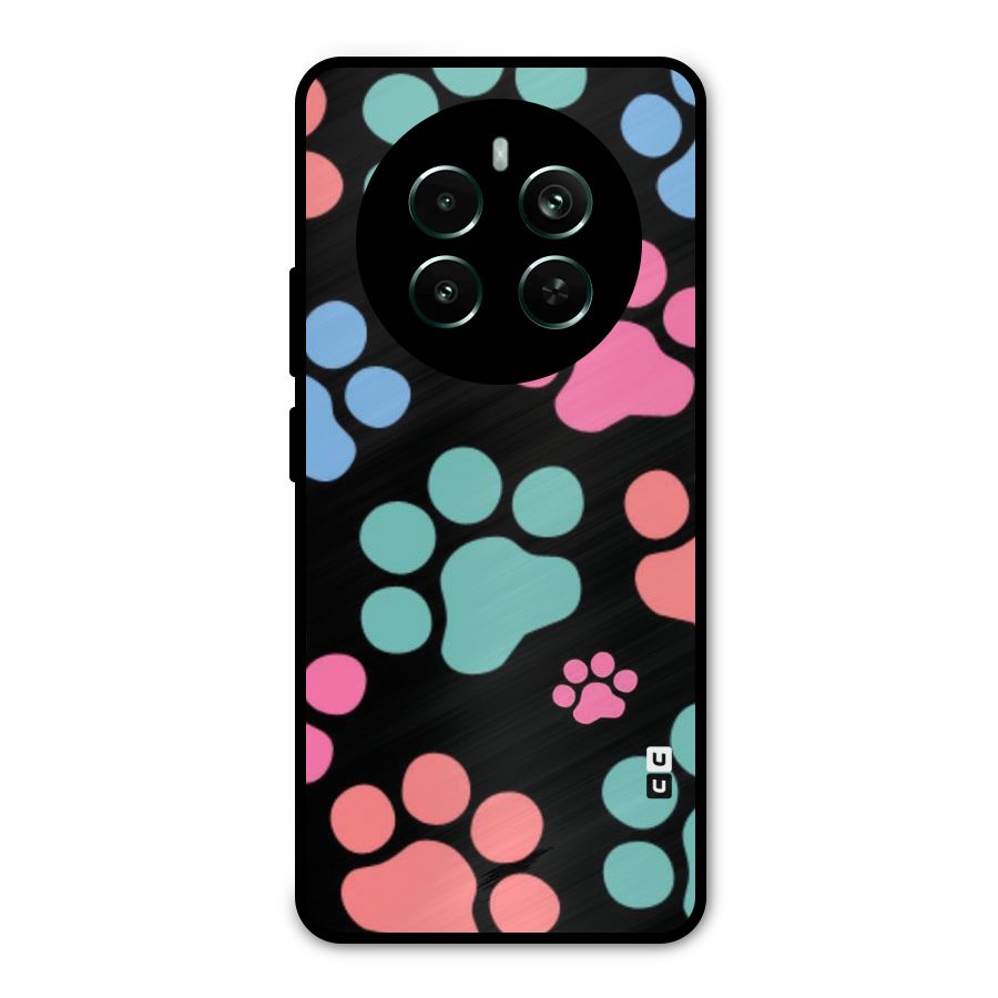 Puppy Paws Metal Back Case for Realme 12 Pro Plus