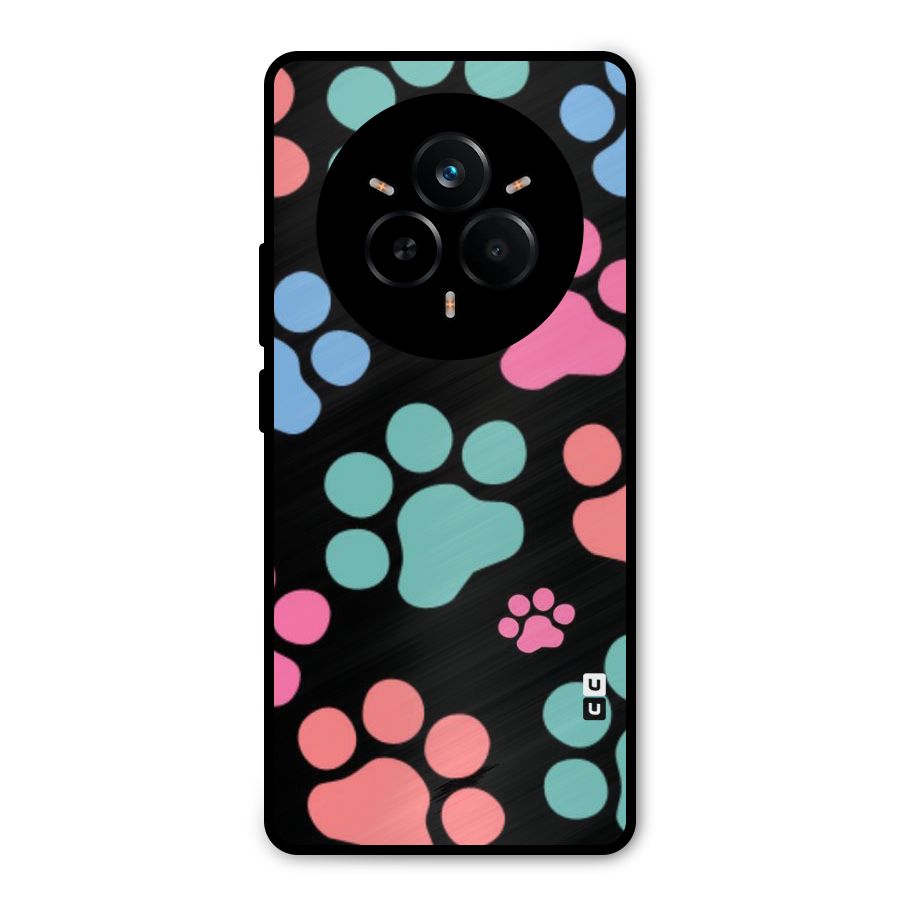 Puppy Paws Metal Back Case for Realme 14 Pro