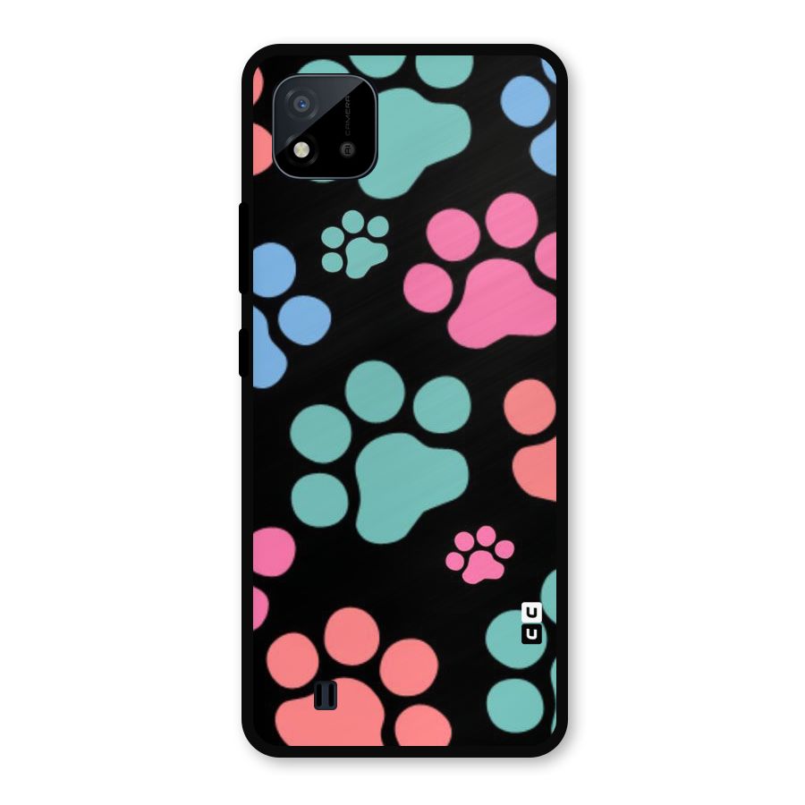 Puppy Paws Metal Back Case for Realme C11 2021
