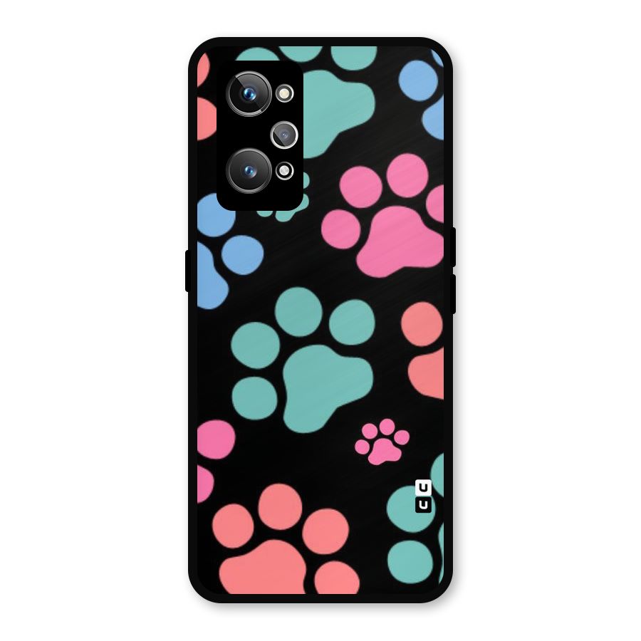 Puppy Paws Metal Back Case for Realme GT 2