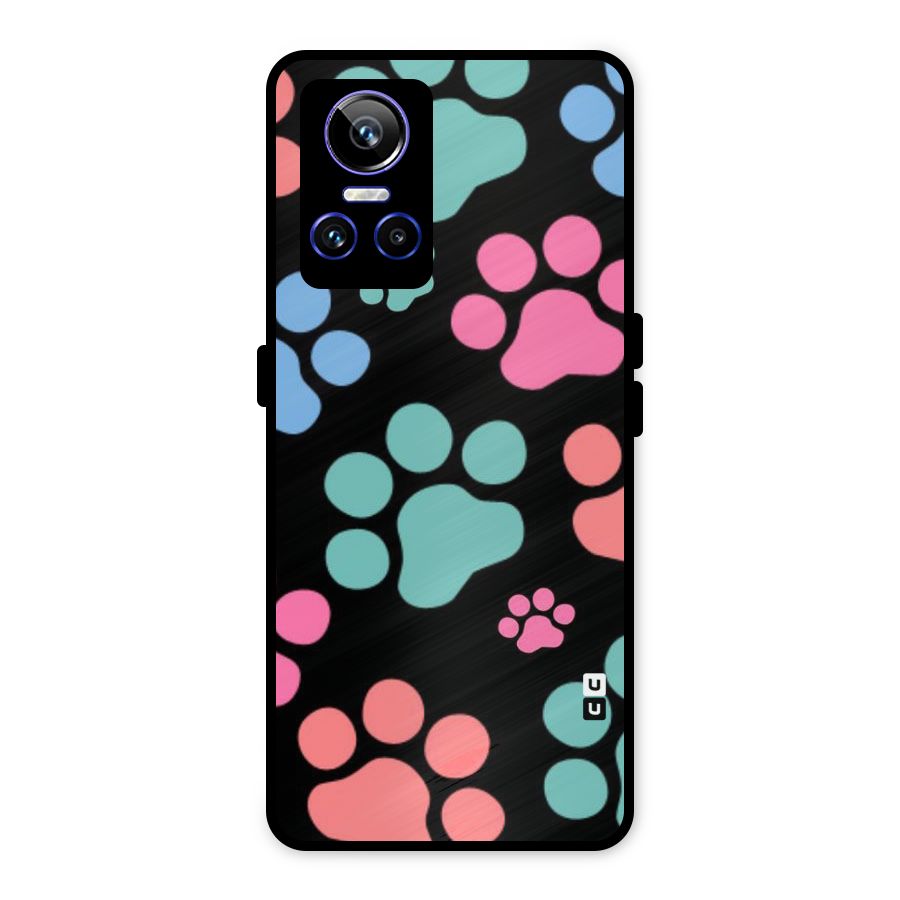 Puppy Paws Metal Back Case for Realme GT Neo 3