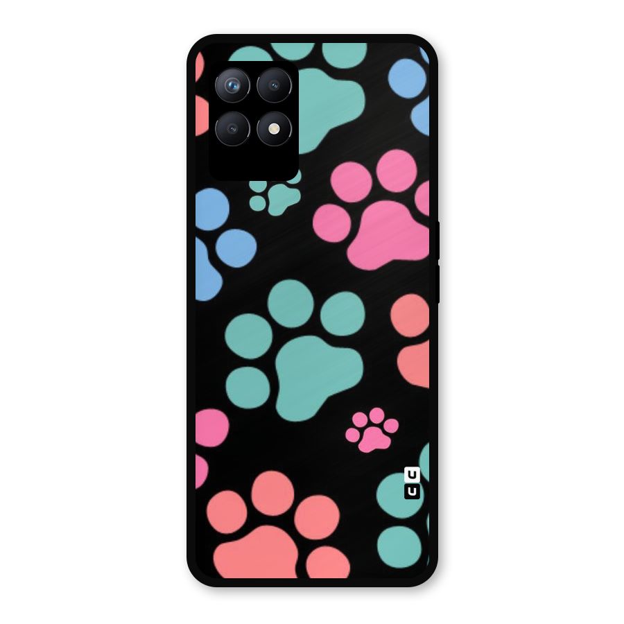 Puppy Paws Metal Back Case for Realme Narzo 50